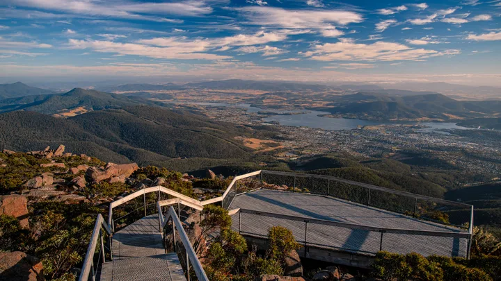 Wellington walking trails scenic view